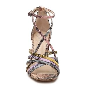 Vince Camuto Winivey Snake Multi-Colored Strap Sandal size 7.5
